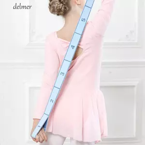 Dây kháng lực Yoga DELMER, Dây kháng lực tập thể dục Crossfit đàn hồi, Tập luyện Yoga Cotton dệt 8 / 10 / 12 Lưới phụ căng thắt lưng vòng Yoga Pilates