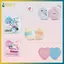 BVY Floing Sponge Beauty Puff Set 5 Cái Cloudy Makeup Applicator Concealer Finger Puff để cố định.