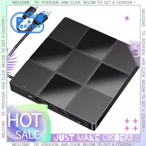 Đầu DVD USB 3.0 Cho Laptop, Ổ Đĩa CD / DVD Ngoài Siêu Mỏng Di Động Đầu Ghi CD Quang Cho Máy Tính Để Bàn
