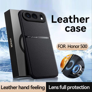 Ốp Lưng Cho Honor 500 500Pro ⭐Vỏ điện thoại giá đỡ ô tô bằng da họa tiết Lichee⭐ Vỏ chống sốc Honor500 Honor500Pro Pro
