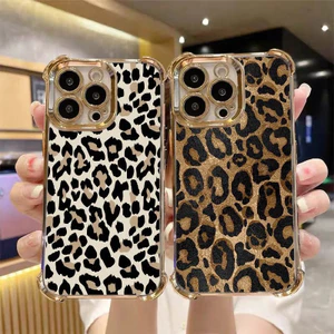 Vỏ Mạ Sang Trọng Cho Honor 600 Lite 500 400 300 200 Smart 90 Lite Pro Da Báo In Mềm Chống Sốc Thời Trang INS Vỏ Điện Thoại