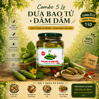 Dưa chuột bao tử muối dầm dấm 540g - Chính hãng