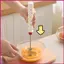 Máy Đánh Trứng Bấm Xoay Tay Cầm Chống Trơn Trượt Frother Cầm Tay Đánh Trứng Trộn Cà Phê Sữa Uống Kem Bột shopidaevn