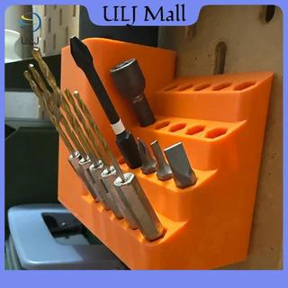 ULJ 1 Giá đỡ máy khoan 20 / 50 lỗ Bit Sắp xếp đầu tuốc nơ vít Hộp công cụ Hộp công cụ Bảng lỗ Tuốc nơ vít Giá đỡ chuôi lục giác.