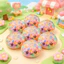 Bộ hấp Đồ chơi Squishy Crystal Bun, Bóng căng thẳng TPR phục hồi chậm cho trẻ em và người lớn