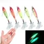 Glow Jig 30g để câu cá thả mồi ở nước mặn có đĩa sắt và lông vũ