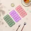 Khuôn sô cô la WANYEDI, Khuôn nướng bánh quy silicon 18 khoang, Khuôn làm bánh ngọt hình nơ chống dính