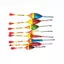 NS 1 / 10 Chiếc Phao Câu Cá Bộ Phao Bobber Câu Cá Sti Phao Biến Động Phối Kích Thước Phao Màu Cho Phụ Kiện Câu Cá NS