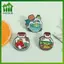SWEET Thông Sáng Tạo Trôi Chai Ếch Thổ Cẩm Huy Hiệu Quần Áo Bapa Phụ Kiện Hợp Kim Huy Hiệu Chân Cho Bapas Huy Hiệu Kim Loại n