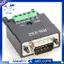 Bộ chuyển đổi nối tiếp RS232 sang RS485 / TTL mới DB9 Nam sang 5Pin Khối đầu cuối vít RS232 sang 3.3V / 5V Bộ chuyển đổi tín hiệu giao diện