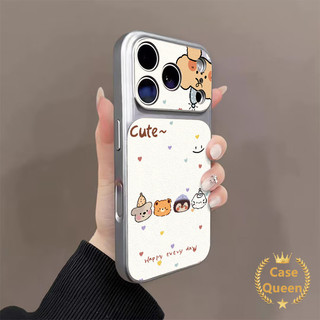 Ốp Lưng Tương Thích Cho iPhone 11 16 17 15 13 12 14 Pro Max 17 Air 14 Plus Hoạt Hình Gấu Động Vật Nhỏ Đầy Màu Sắc Tình Yêu Ngay Lập Tức Miếng Dán