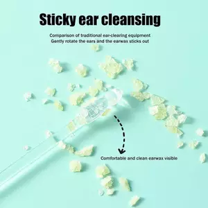 AA 24 Cái / hộp Máy Đào Tai Stiy Dùng Một Lần Pi Máy Làm Sạch Tai Có Thể Tái Sử Dụng Dụng Dụng Cụ Tẩy Sáp Tai Mềm Cho Người Lớn Tuổi Trẻ Em VN
