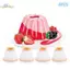 HL 4 Bánh Pudding Khuôn Máy Nướng Có Thể Tái Sử Dụng DIY Thạch Bánh Pudding Khuôn Nhựa Thạch Khuôn Dụng Cụ Nướng Bánh Khuôn Bánh Mì LMWU