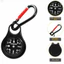 Móc la bàn NEWIDEA, Kẹp Carabiner nạp lò xo la bàn tích hợp, Thép không gỉ đa chức năng Kích thước nhỏ gọn Móc leo núi bằng kim loại nguyên khối Bánh răng ba lô