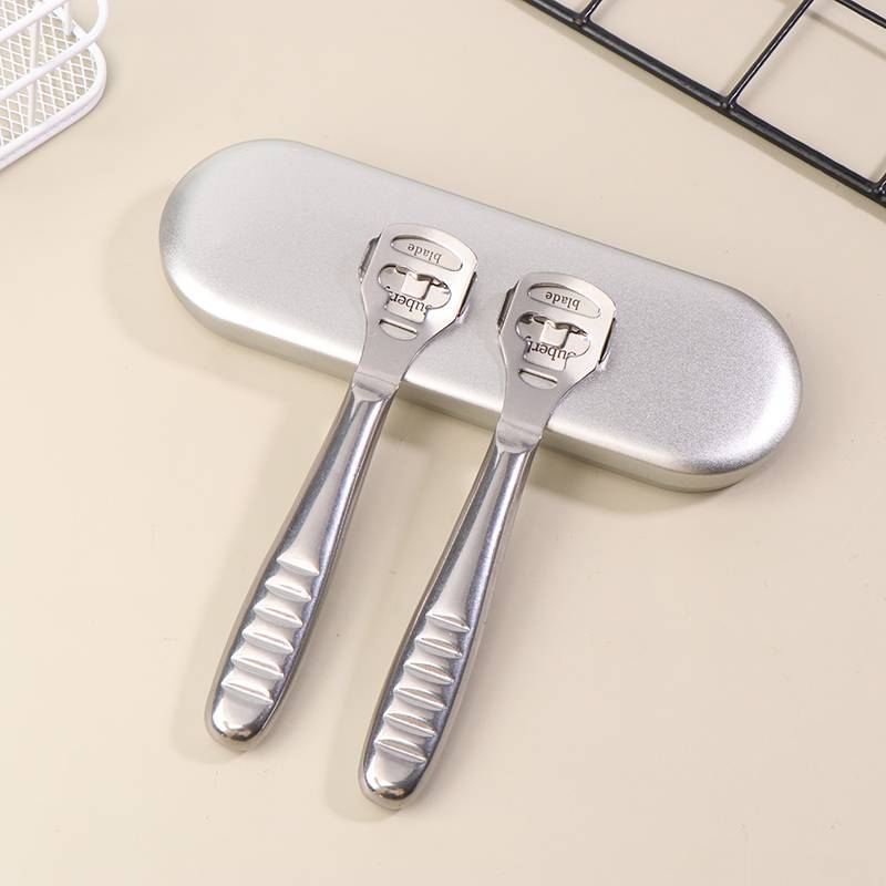 Trong Kho Thép Không Gỉ Móng Chân Công Cụ Thiết Lập Chân Dao Cạo Callus Remover Tẩy Tế Bào Chết Máy Cạo Râu Cá Tuyết
