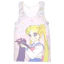 Anime mới Thủy Thủ Mặt Trăng 3D Tank Top Unisex, Bông Tai Kẹp Áo Dạo Phố, Mềm Mại Thoáng Khí Không Tay