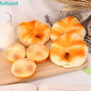 FUHUIOT Đồ chơi bánh mì nhân tạo mô phỏng, Đồ chơi mô hình giả mạo Mô phỏng Bánh mì BópĐồ chơi, Mô phỏng Thực phẩm trêu ghẹo Người nướng bánh mì Mô hình bánh mì Trang trí máy tính để bàn