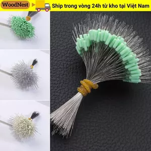 Dụng cụ câu cá WOODNEST Nút chặn dây cá Đầu nối chống dây