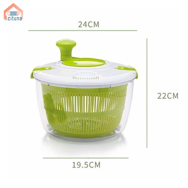 Hướng dẫn sử dụng Máy sấy Salad Đế chống trượt Bát lọc Dụng cụ nhà bếp Mở đầy lớn