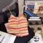 Phiên bản Hàn Quốc Áo Vest sọc ngắn phong cách giả Dopamine Co giãn Đan Camisole nhỏ
