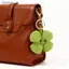 # HB # Luy Bốn Lá Cỏ Ba Lá Móc Khóa Hình Trái Tim Dễ Thương Hoa Handmade Túi Dệt Charm Móc Khóa Túi Sáng Tạo Trang Trí Mặt Dây Chuyền.