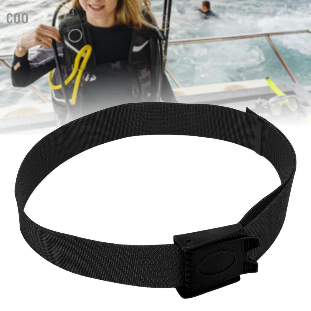 Coo GEERYZHE Đai tập tạ bằng nylon có thể điều chỉnh QuickRelease Freediving & Deep – Bền, An toàn và Thoải mái (Đen)