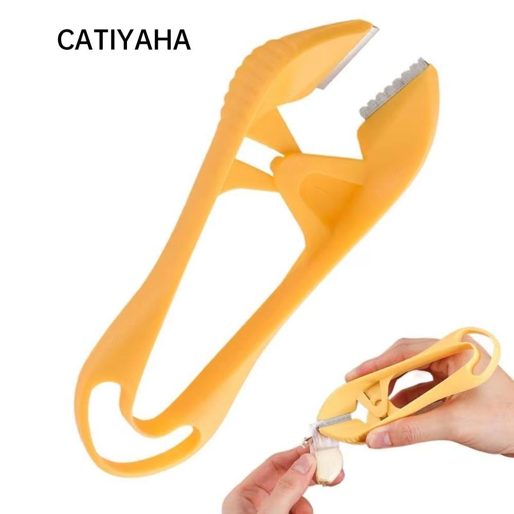 Dụng cụ gọt vỏ tỏi CATIYAHA, Dụng cụ loại bỏ thân cây Dụng cụ gọt vỏ tỏi đa chức năng Nhíp thủ công, Kẹp gọt vỏ tỏi cầm tay