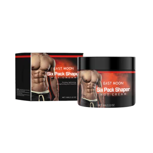 EAST MOON Six Pack Shaper Hot Cream 60g - Kem dưỡng bụng săn chắc & săn chắc cho nam, tăng cường cơ bắp