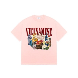 Áo thun Unisex Form Rộng Boxy VIETNAMESE yêu nước cotton 250gsm dày dặn