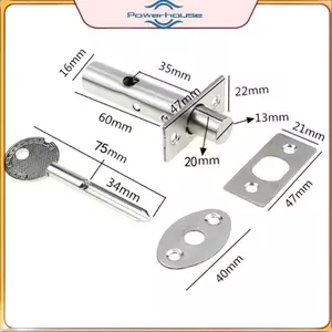 POWER Fire Door Thép không gỉ Hidden Tubewell Key Mortise Lo có lõi dài .