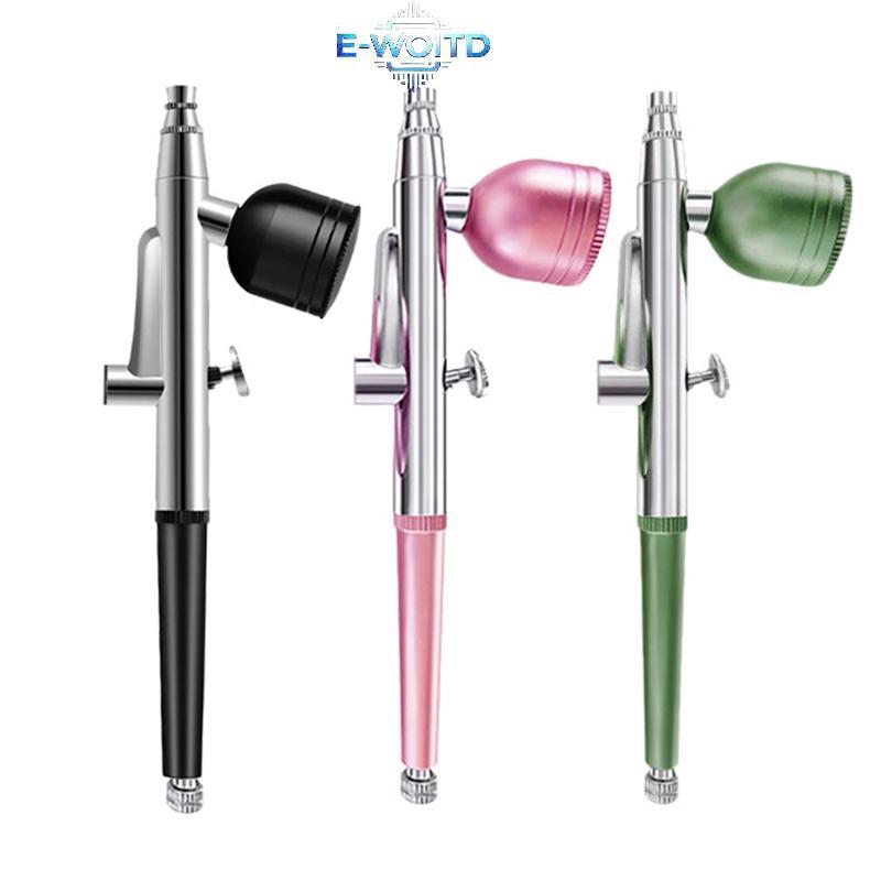 E-WOITD Di Động Đơn Hành Động Airbrush 0.3Mm Vòi Phun Airbrush Bút Cho Mô Hình Bánh Móng Tay Xe Tranh Làm Đẹp Phun E-WOITD