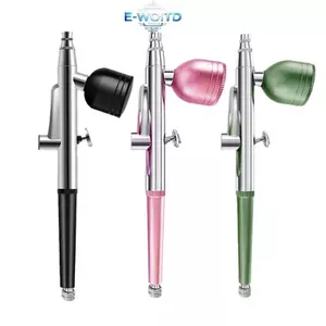 E-WOITD Di Động Đơn Hành Động Airbrush 0.3Mm Vòi Phun Airbrush Bút Cho Mô Hình Bánh Móng Tay Xe Tranh Làm Đẹp Phun E-WOITD