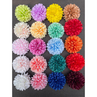 [Sz 6-7cm] Set 30/50 Đầu Bông Cúc Tú Cầu - ( Cúc Xù ) hoa giả - hoa lụa