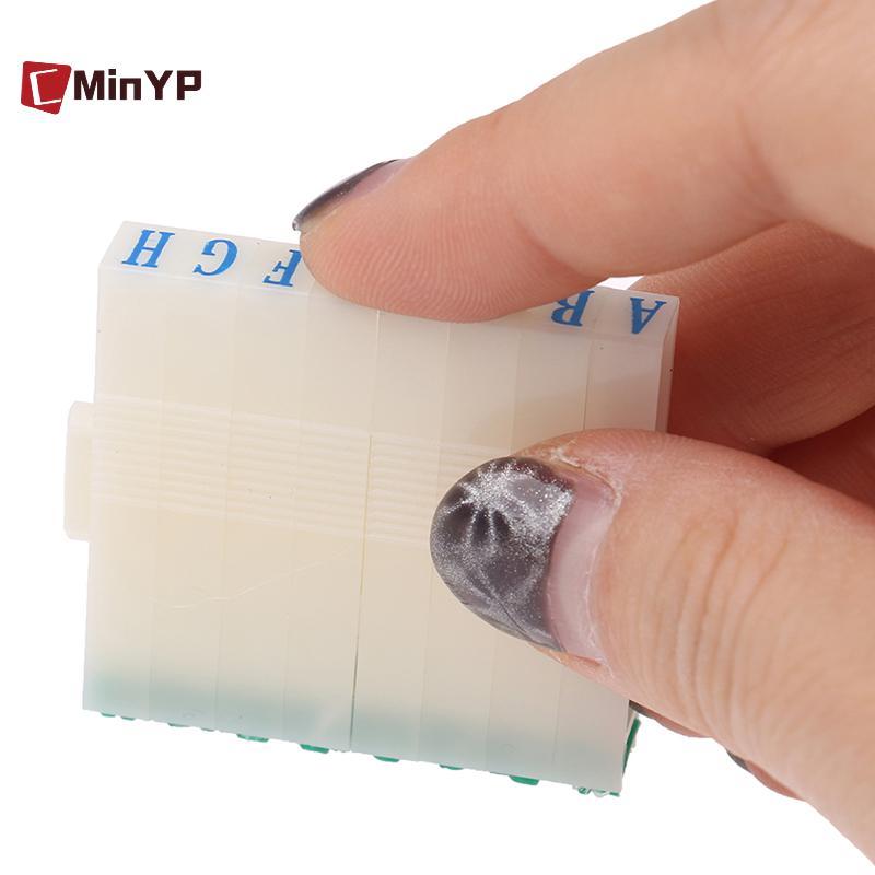 CMinYP Giấy Tem Chữ Số Kỹ Thuật Số Ký Hiệu Con Dấu Chươngbination Mực In Vinh Quang