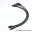 TRTR USB C Bộ Chia Cáp Loại C Bộ Chia Cáp 1 Đến 2 Dây Nối Dài Bộ Chuyển Đổi Nguồn 3A 15W Nhiều Thiết Bị Cáp Sạc Adapter VN