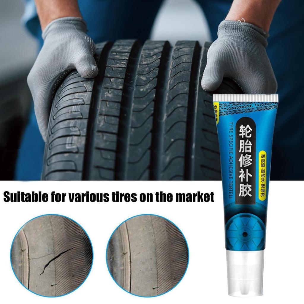 Keo sửa chữa vết nứt lốp ô tô 60ml, dính chắc, chịu nhiệt cao