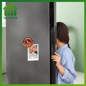 Nam châm tủ lạnh SWEET - Chúc mừng năm mới 2026 Trang trí lễ hội mùa xuân với phong bì màu đỏ Ngựa và đèn lồng Trang trí nhà bếp chắc chắn n