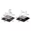 E-WOITD Acrylic Fishing Reel Display Holder Spinning Baitcasting Reel Stand Ra Bền Chống Trượt Nước Thả Bánh Xe Hiển Thị Đứng Hỗ Trợ E-WOITD
