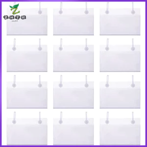 Bảng hiệu Trong suốt Giá đỡ nhãn trong suốt Phụ kiện bán lẻ Hiển thị siêu thị Số 50 chiếc zhenghtr