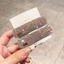 Kẹp tóc bé gái đa năng màu hồng pha lê và kim cương