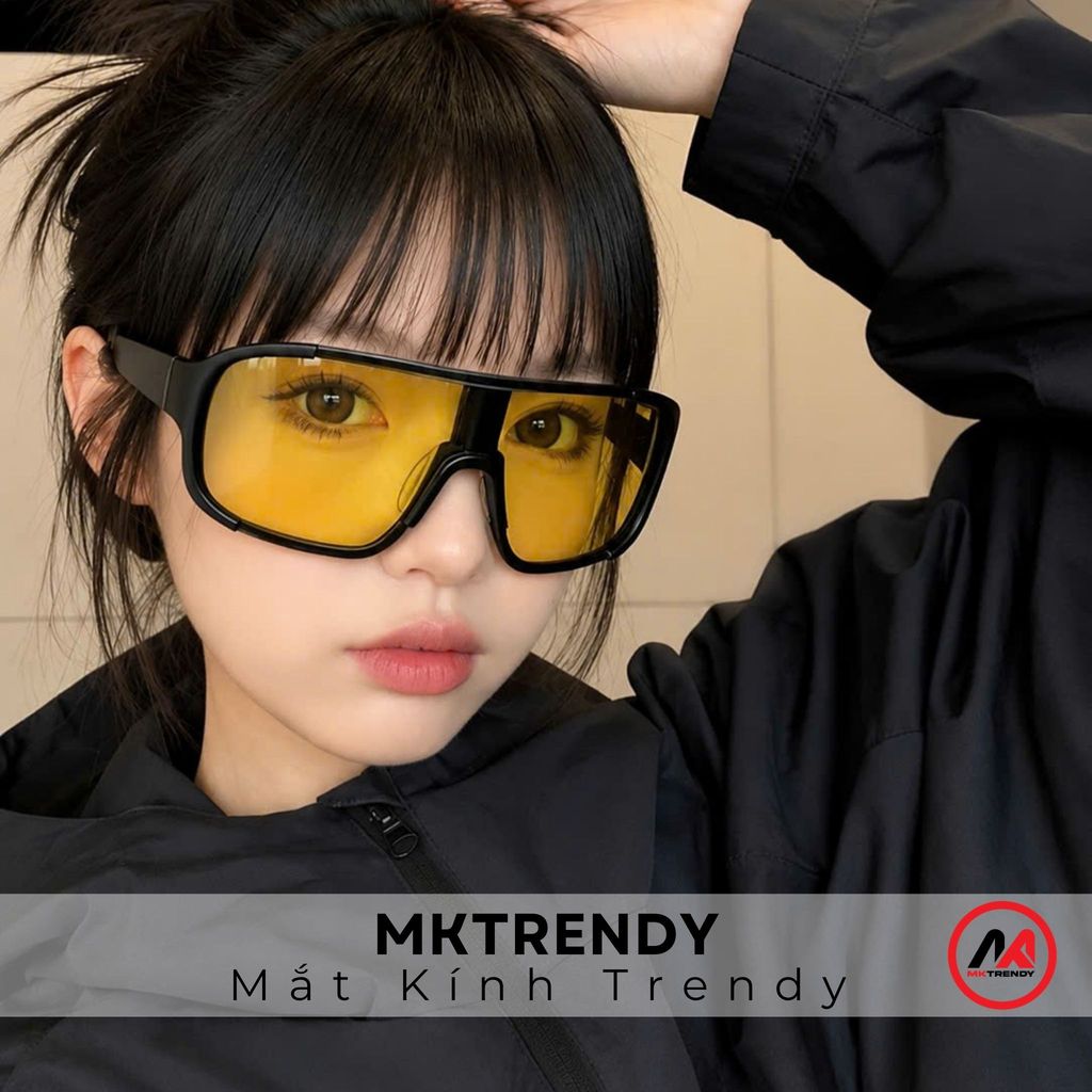 Kính đi đêm giảm chói MKTRENDY mắt kính thời trang nam nữ chống tia UV chống bụi đi đường M5