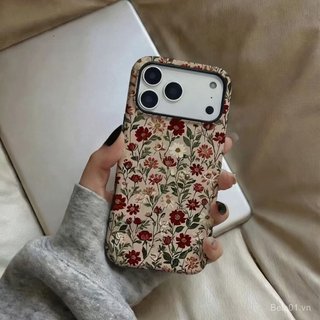 Ốp Điện Thoại Thích Hợp Cho iPhone Hoa Nâu iPhone17promax Ốp Điện Thoại iPhone16 _ 15p Phim 2 Trong 1 14 Hai Lớp 13 Niche Vỏ Bảo Vệ WPUC