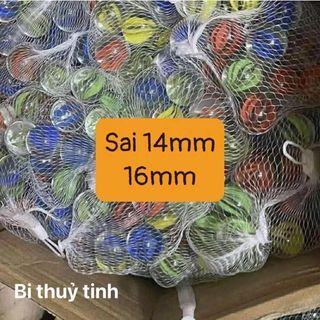 50 viên, 100 viên ,200 viên bi ve, bi tuổi thơ. Có 2 size  14li và 16li. Bi ve cho bé vui chơi giải trí