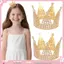 YOI Pha Lê Lấp Lánh Royal Tiaras Cho Bé Gái Phụ Kiện Tiệc Sinh Nhật Tuổi 3 +
