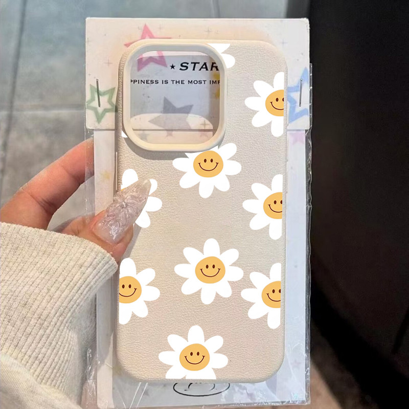 INS Hoa Hướng Dương Ốp Lưng Điện Thoại Motorola MOTO Edge 50 60 70 Pro Fusion STYLUS G85 G84 G75 G05 G34 G15 G35 G54 Vỏ Họa Tiết Louche Thời Trang Silicon Matte INS Vỏ Màu Kẹo