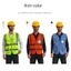 Yiyun Phản Quang Vest Xây Dựng Công Trường Bảo Vệ An Toàn Vest Giao Thông Đường Bộ Quản Lý Nhiều Túi Vệ Sinh Vest Quần Áo Công Nhân