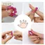 PNPIA- 5 Bộ Giảm Căng Thẳng Ngón Tay Lo Âu Nhẫn Dành Cho Nữ Có Thể Điều Chỉnh Cảm Giác Spiky Hạt Thư Giãn Làm Tĩnh Fidget Máy Mát Xa Ngón Tay
