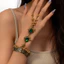 Phong Cách Dân Tộc Ngọc Zircon Hạt Tua Rua Ngón Tay Vòng Tay Kỳ Lạ Bohemian Retro Vòng Tay Độc Đáo Nữ26052601