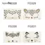 AqToCna 1 Cái 3D Acrylic Khoan Stier Mèo Dễ Thương Mặt Stiers Bóng Đảng Trang Trí Mặt Kim Cương Hóa Trang Tạm Thời Hình Xăm Stiers AqToCna