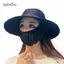 AqToCna 1 Cái Bốn Mùa Mặt nạ Bụi Mũ Unisex Buet Mũ Công Sở Nông Nghiệp Quà Tặng Có Mặt nạ Vành Rộng Mũ Người Cá AqToCna